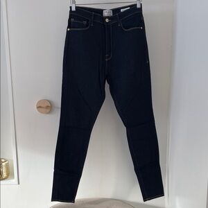 Frame Dark Wash Ali High Rise Skinny